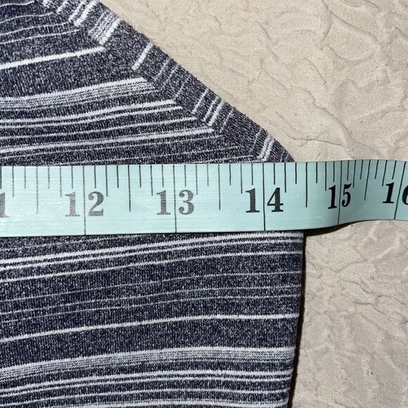 Lululemon Womens Striped Power Y Racerback Athletic Yoga Tank Top Gray Size 6 - Picture 6 of 7